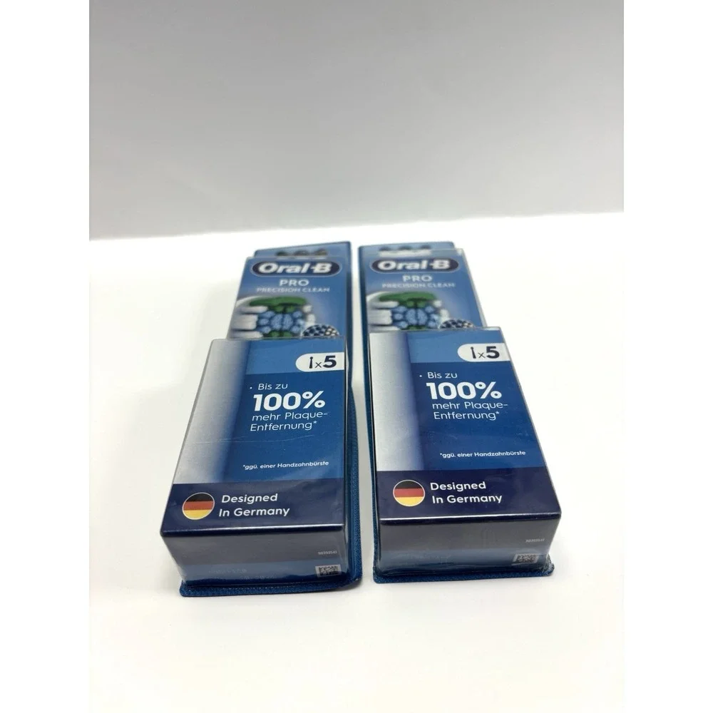 Oral-B Pro Precision Clean Brush Heads 10 Total 2 Packs Replacement